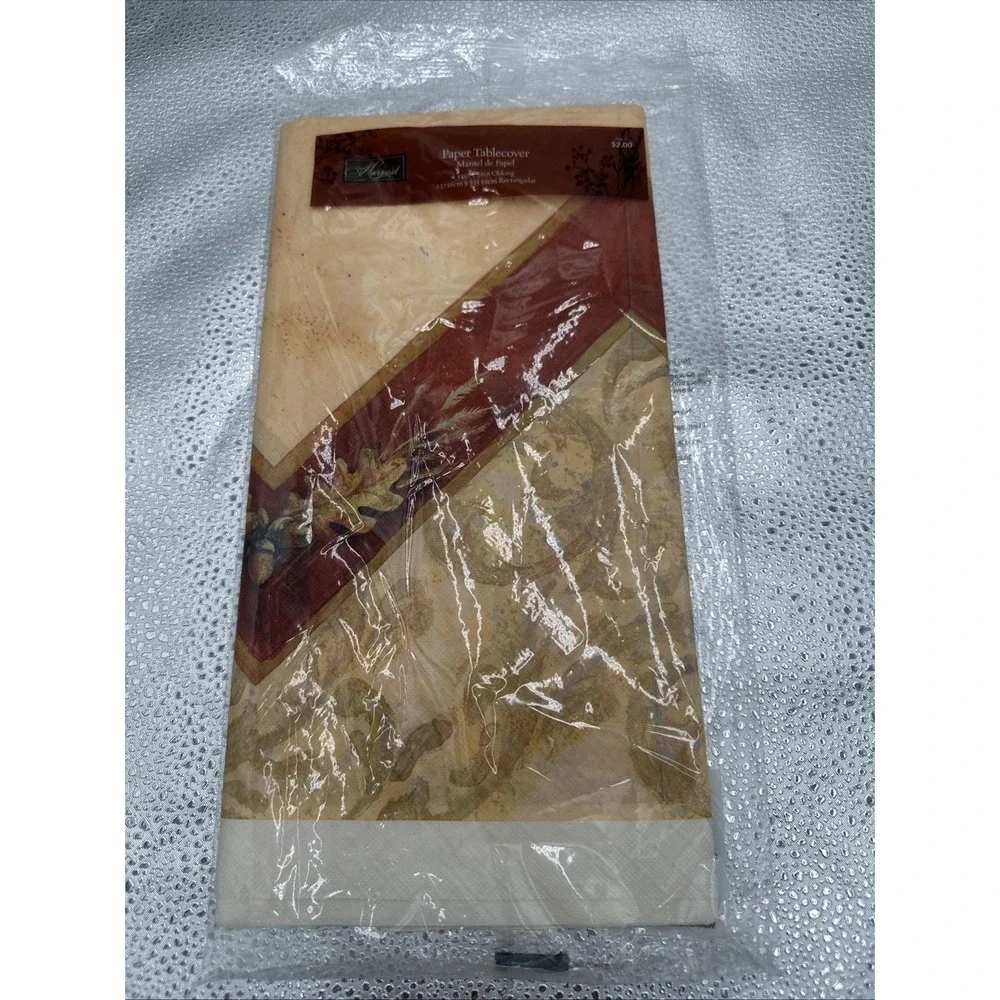 Harvest‎ Paper Tablecover 54x88 Oblong Rectangular Fall Thanksgiving Decor
